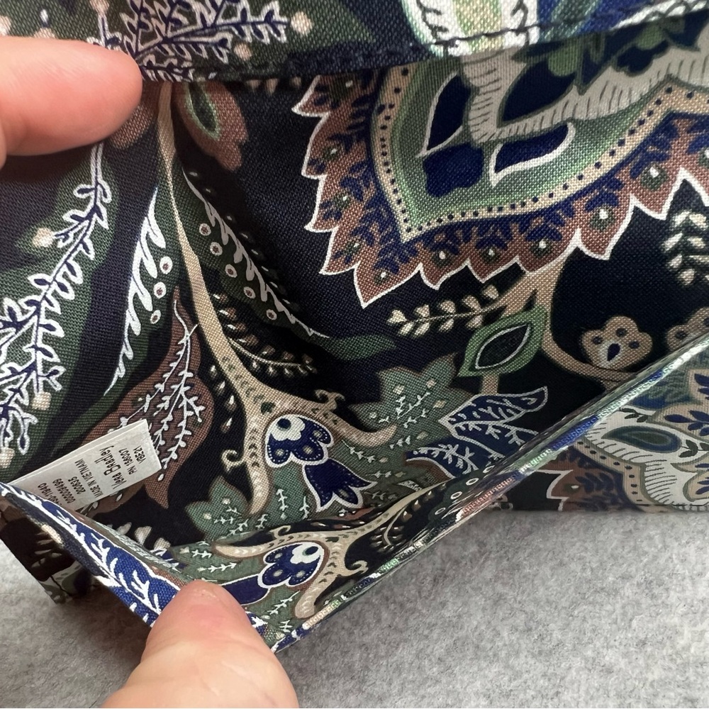 Vera Bradley Checkbook Cover Java Navy Floral Pai… - image 7
